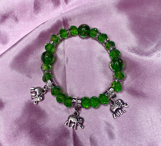 Sparkly Green Elephant